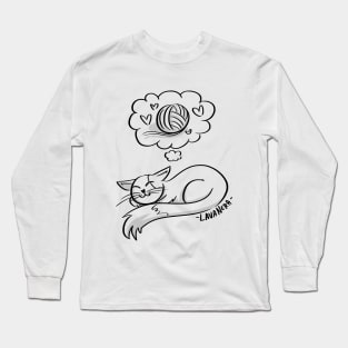 Cat Dreaming Long Sleeve T-Shirt